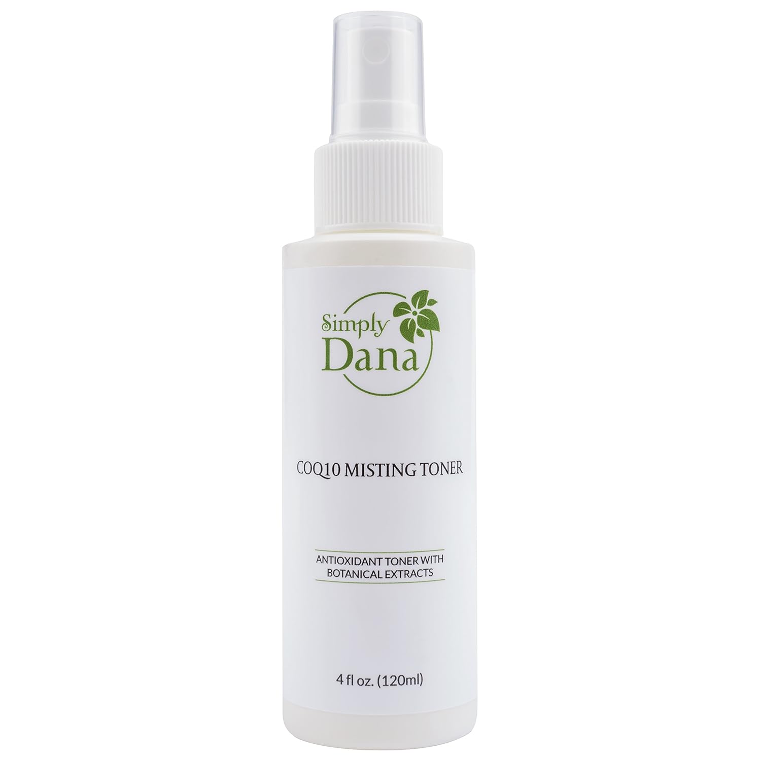 Simply Dana CoQ10 Misting Toner Antioxidant Toner with Botanical Extracts 4 fl. oz. (120ml)