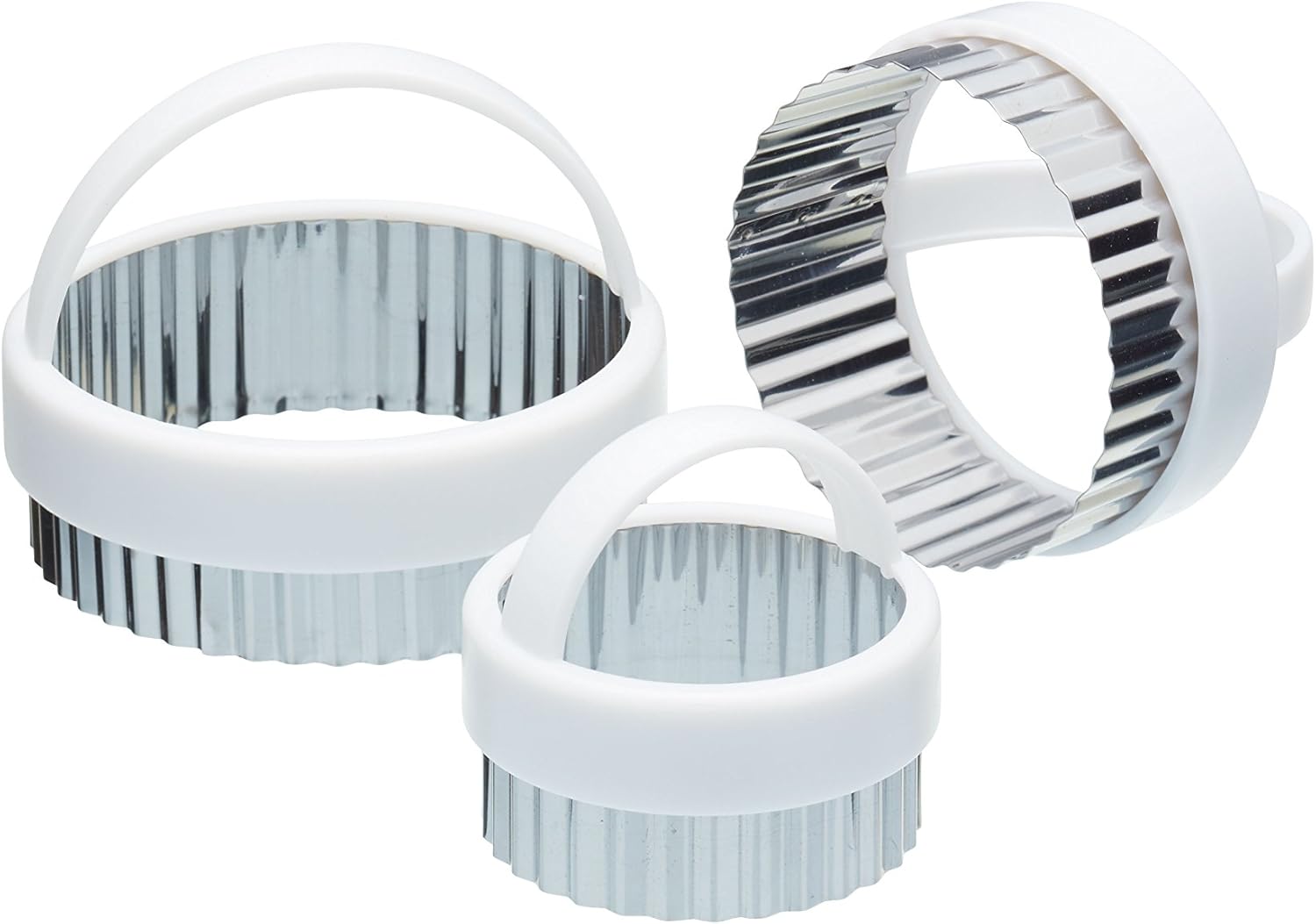 Set of 3 Fluted Pastry Cutters 