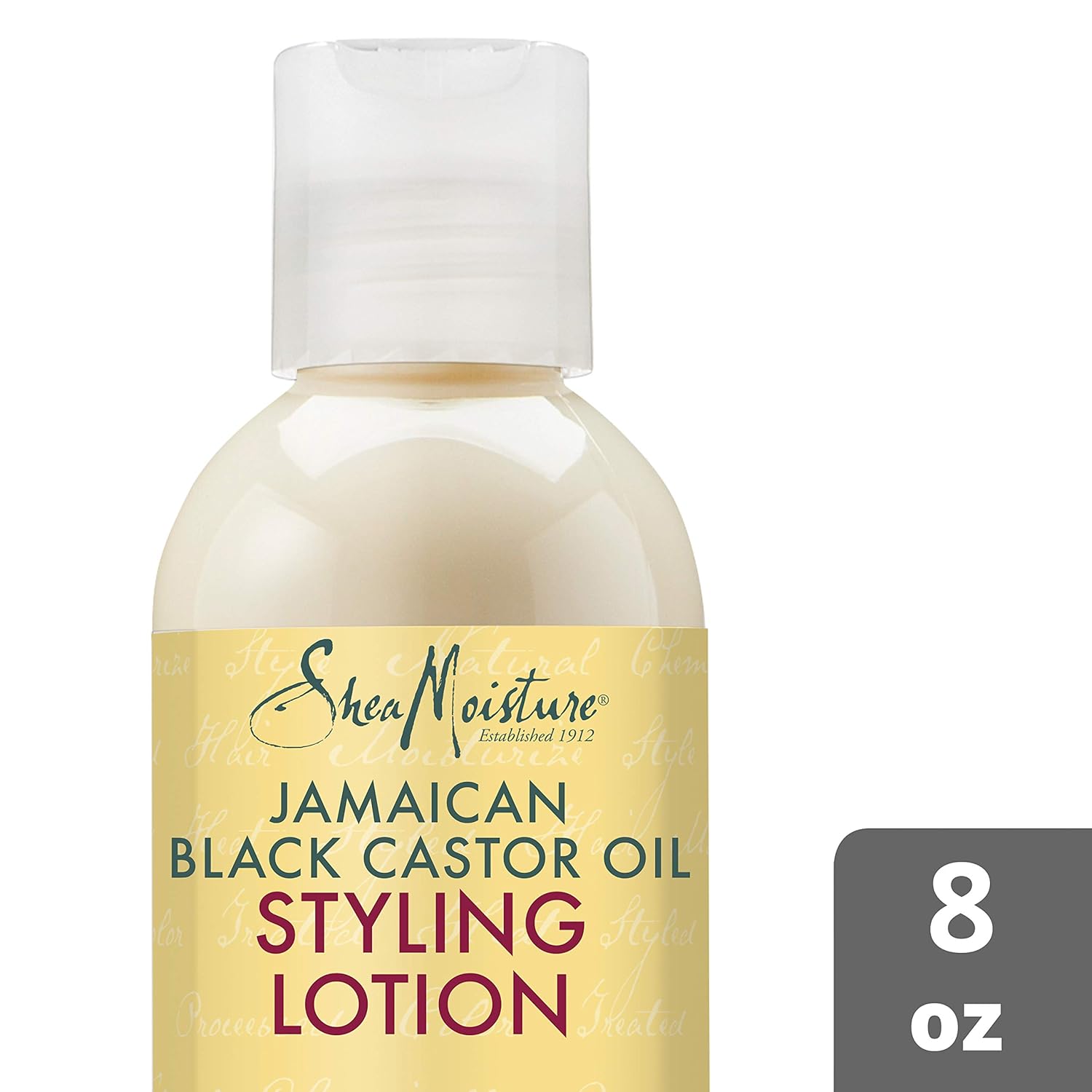 SheaMoisture Styling Lotion for Damaged Natural Hair Jamaican Black Castor Oil Silicone Free Hair Treatment 8 oz : Beauty