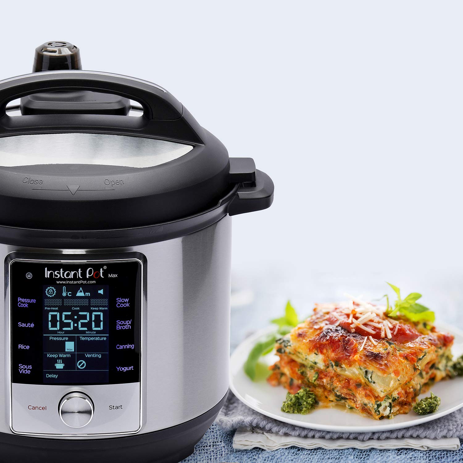 Instant Pot Max 6 Quart Multiuse Electric Pressure Cooker with 15psi
