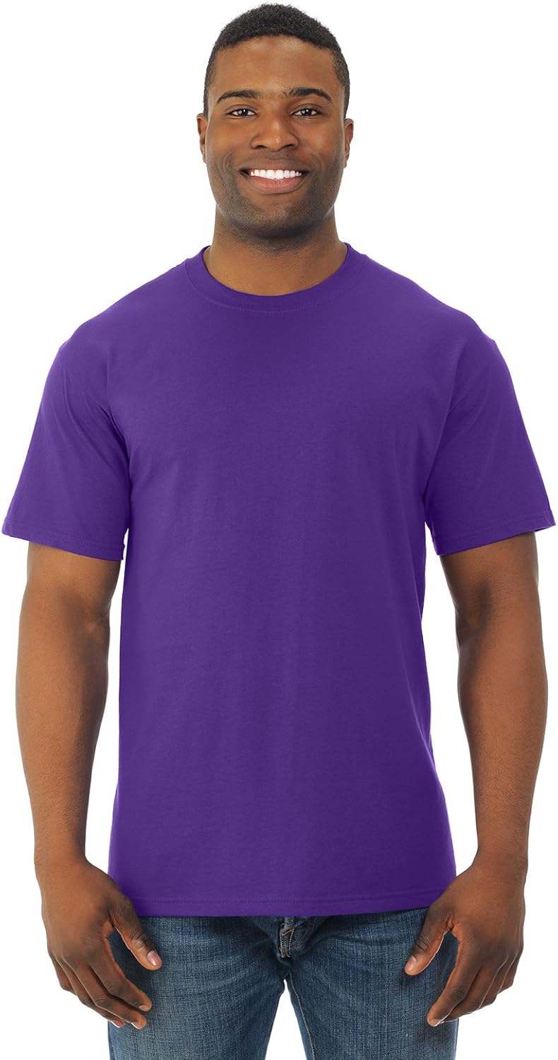 Fruit of the Loom 5 Oz., 100% Heavy Cotton Hd T-Shirt (3931)- Black,Small: Clothing