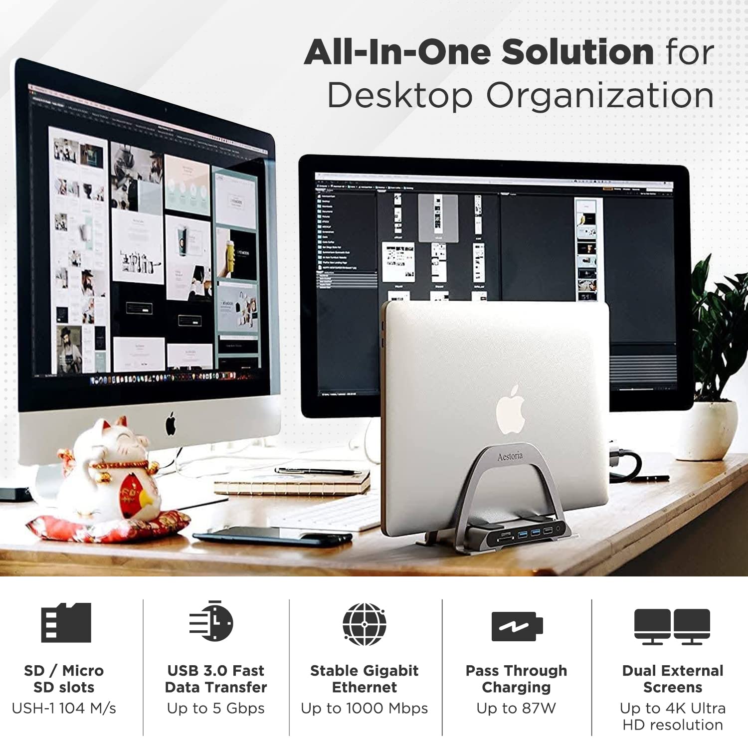 Mua Aestoria MacBook Pro Docking Station Dual Monitor - M2 Pro & M2 Max ...