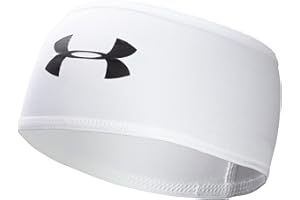 Under Armour UA20880-90002-OSFM Football Headband Skull Wrap Solid White OSFM