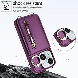 Jcxtrombulous Crossbody Wallet Case for iPhone