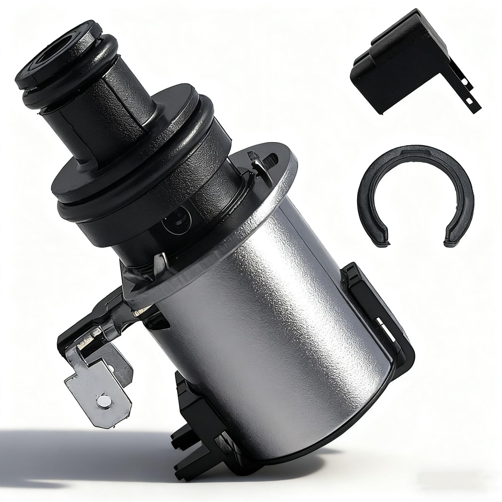 Photo 1 of 926-408 Lock-up Solenoid Torque Converter 3.2-3.7 Ohm, Torque Converter Solenoid Fit for Subaru Lineartronic CVT TR580 TR690 31825AA050 31825AA051 31825AA052, Black Lock-Up Car Solenoids