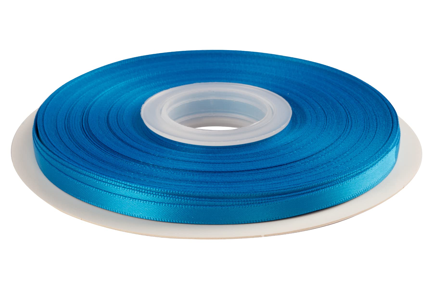 AVANAVA 6mm Wide Double Face Satin Ribbon - 45 Meters (327-Mosaic Blue)