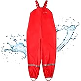 BMS® rain Pants for Children, mud Pants, 100% Waterproof, Skin-Friendly and softskin, Oeko-Tex, Durable for Girls and Boys