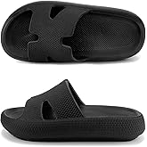 Haifago Cloud Slides for Women Cushion Recovery Pillow Sandals with Arch Support, Memory Foam House Shower Slippers for Woman, Non-Slip Comfort Quick Drying