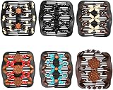 TIMESETL Wooden Hair Comb Clips 6pc Magic Beads Stretchy Women Girls view 7