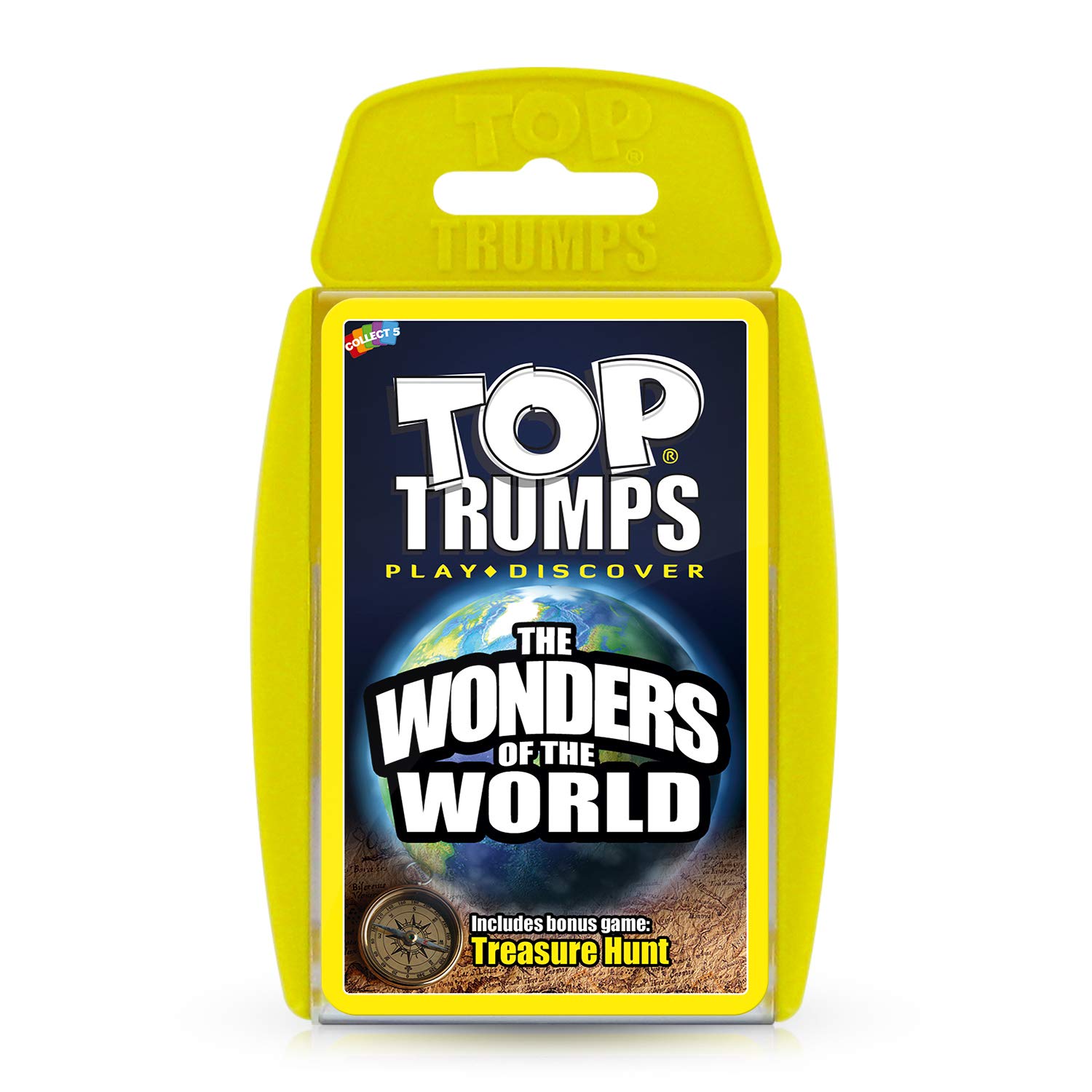 Top Trumps Wonders of the World Classics Card Game, Discover facts in this educational packed game including the height of Mount Everest, gift for ages 6 plus
