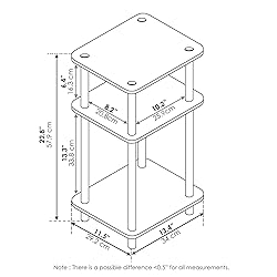 Furinno Just 3-Tier End Table and Furinno JAYA