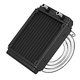 Clyxgs Water Cooling Radiator, 12 Pipe Aluminum