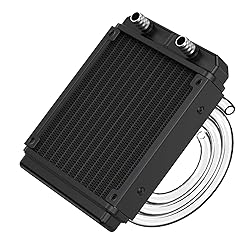 Clyxgs Water Cooling Radiator, 12 Pipe Aluminum