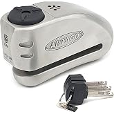 ARTAGO 32 State-of-the-art Motorcycle Disc Lock 2in1 | Smart Alarm, 120dB, Don't Touch Warning | Exclusive SAA Triple Locking, SRA &amp; Sold Secure Gold Approved, Stainless Steel, Brake Anti-Theft Device