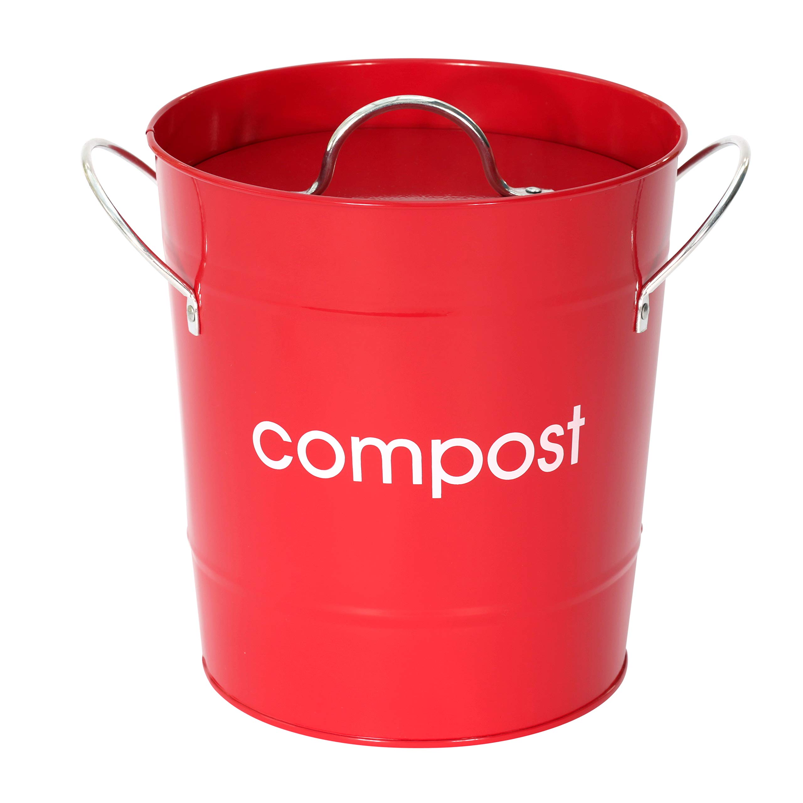 Premier Housewares Compost Bin - Red