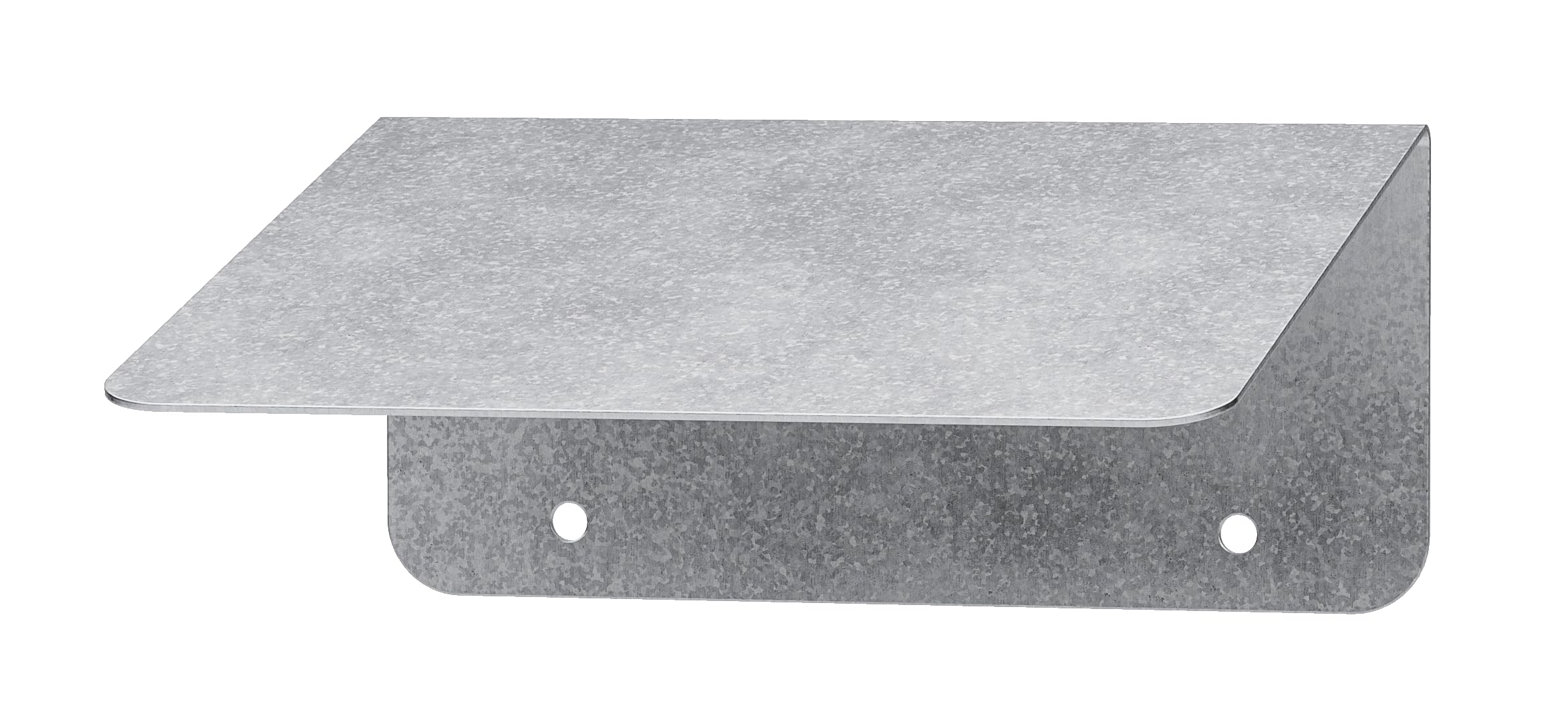 ALBERTS 355272 Vogelhäuschen Schrägschutzdach Bird Feeder, Sendzimir-galvanised