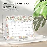 MOKANI Desk Calendar 2026-2027 Small Standing Monthly Planner 8x6 in view 3