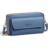 HillDog RFID Wallet Purse Clutch Small Crossbody Bags with Phone Pocket for Women Leather