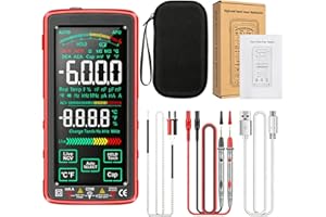 True RMS 6000-Count Digital Voltmeter, Fully Automatic True rms TRMS 6000 Count Digital Voltmeter Auto-Range, NCV Detection, 