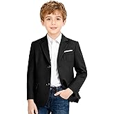 Fesenbo Boys Formal Suit Jacket Slim Fit 2 Button Kids Wedding Tuxedo Blazer Ring Bearer Outfit Sport Coat for Boy