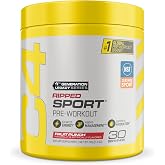 C4 Ripped Sport Pre Workout, 135mg Caffeine, Fruit Punch, 30 Servings | Zero sugar, CLA, DygloFit &amp; L-carnitine for energy, endurance and metabolism support.
