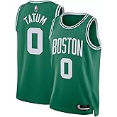 Jayson Tatum Boston Celtics NBA Kids Youth 8-20 Green Icon Edition Swingman Jersey