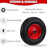 Crystals 14" Wheelbarrow Wheel Tyre 4.00-6 PU Heavy Duty Replacement Tire view 2