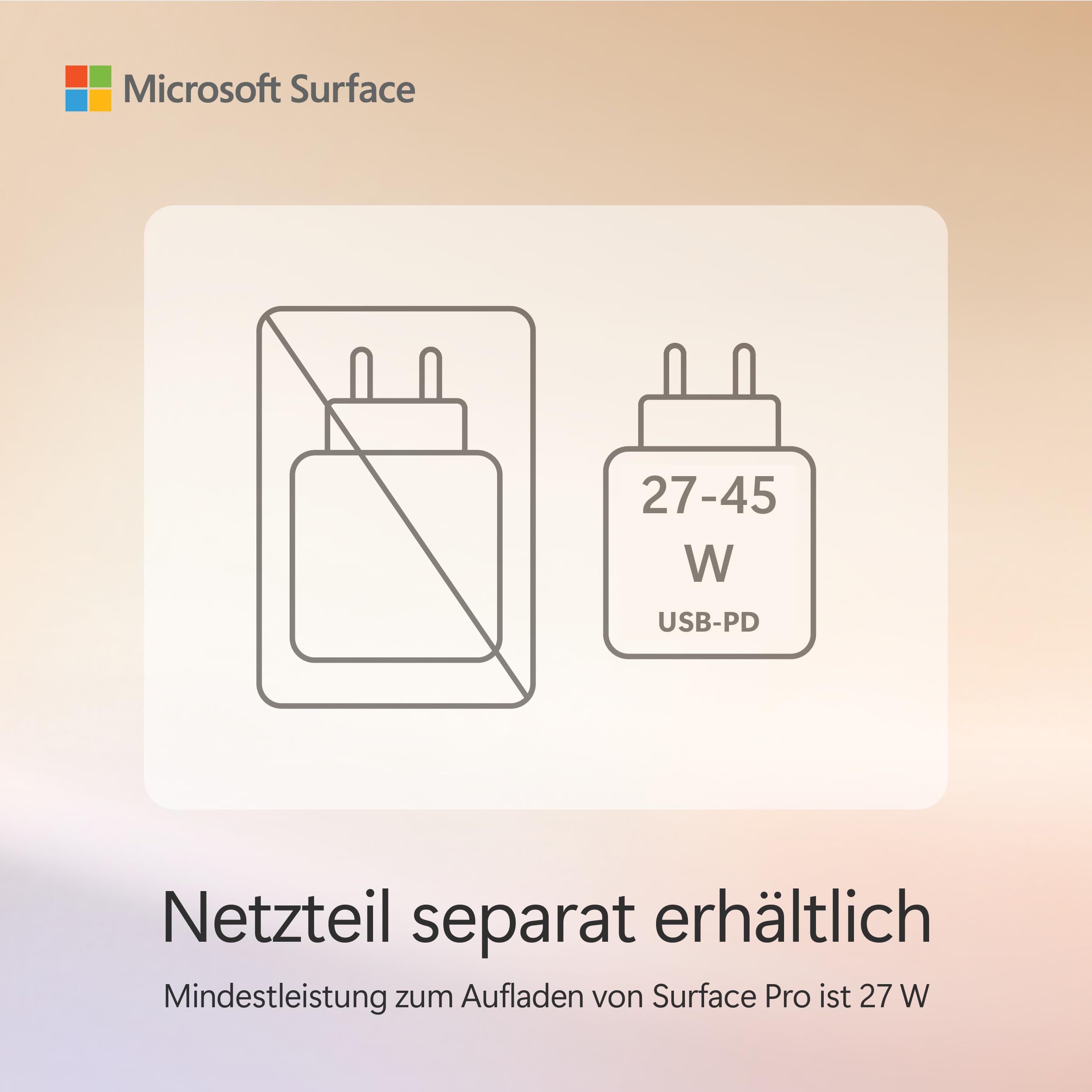 Microsoft Surface Pro | Copilot+ PC | 12” LCD Touchscreen | Snapdragon® X Plus | 16GB RAM | 256GB Speicher | Neuestes Modell | Platin