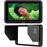 Atomos Shinobi II HDMI 4K Monitor Bundle (Black) | HDR Touchscreen, Lightweight Design, Sunhood for with ABS Plastic Construction, (2 items)