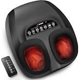 JZBRAIN Foot Massager for Plantar Fasciitis &amp; Neuropathy 2026 Upgraded | Comfortable Shiatsu Massage with Heat, Kneading, Vibration &amp; Compression