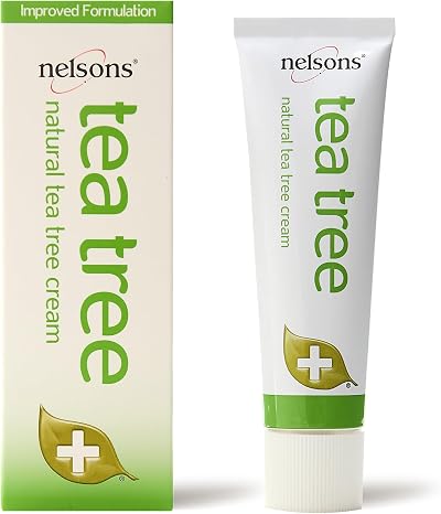 Nelsons Tea Tree Cream 30ml Natural Antiseptic Antifungal Face Body