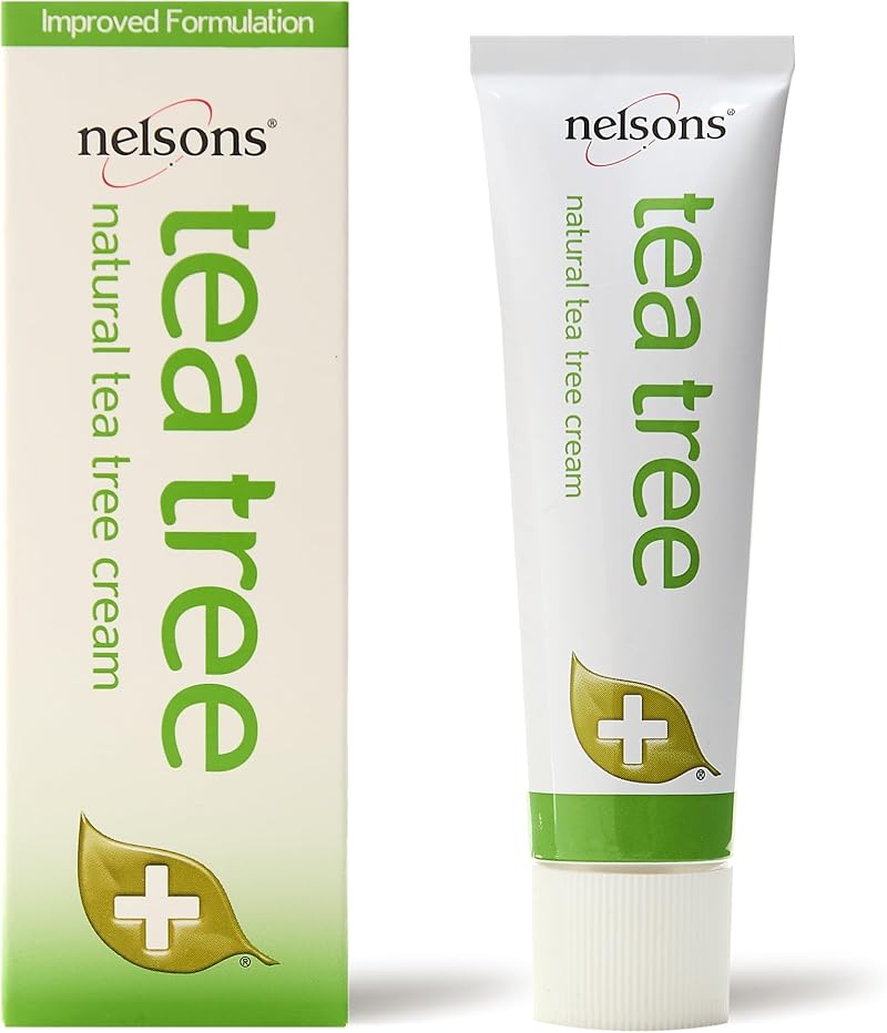 Nelsons Tea Tree Cream 30ml Natural Antiseptic Antifungal Face Body