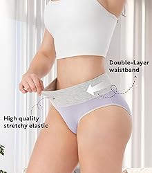 DAVID ARCHY Bamboo Rayon Women's Briefs High
