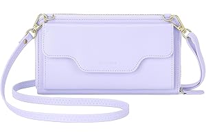 nuoku Crossbody Bags for Women, Wristlet Wallets for Women, Small Clutch Purses for Women, Cell Phone Wallet, Rfid Wallet