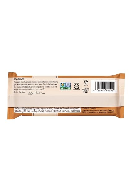 BOB’S RED MILL 12PK PEANUT BUTTER CHOCOLATE & OATS BAR, 12 BARS (PACK OF 1) – NON GMO, GLUTEN FREE, KOSHER