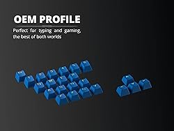 Ranked Rubber Keycap Set | Double Shot Translucent
