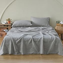 Simple&Opulence 100% Linen Sheet Set with