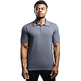 Ekkovision Ekko Blank Polo for Men, Short Sleeve Shirt, Soft, Stretchy, and Breathable Fit