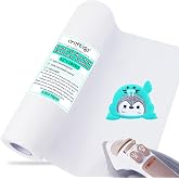 Craftido Fusible No Show Mesh Embroidery Stabilizer -12" x 10 Yd/Roll | Fusible Iron on Backing, 1.8oz Light Weight, Compatib