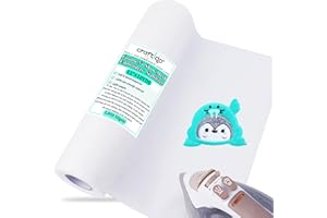 Craftido Fusible Iron on No Show Mesh Machine Embroidery Stabilizer Backing 12" x 10 Yd roll - Light Weight 1.8 oz for Machine Embroidery and Hand Sewing