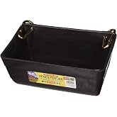 (2 Pack) Little Giant Fence Feeders With Clips, 11-Inch, Black