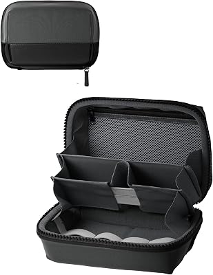 Estuche Organizador de Accesorios de Tecnología para Viajar, Bolsa de Transporte para batería Externa, Cargador, y Apple Pencil, Correa para AirTag, Tela Suave y Duradera