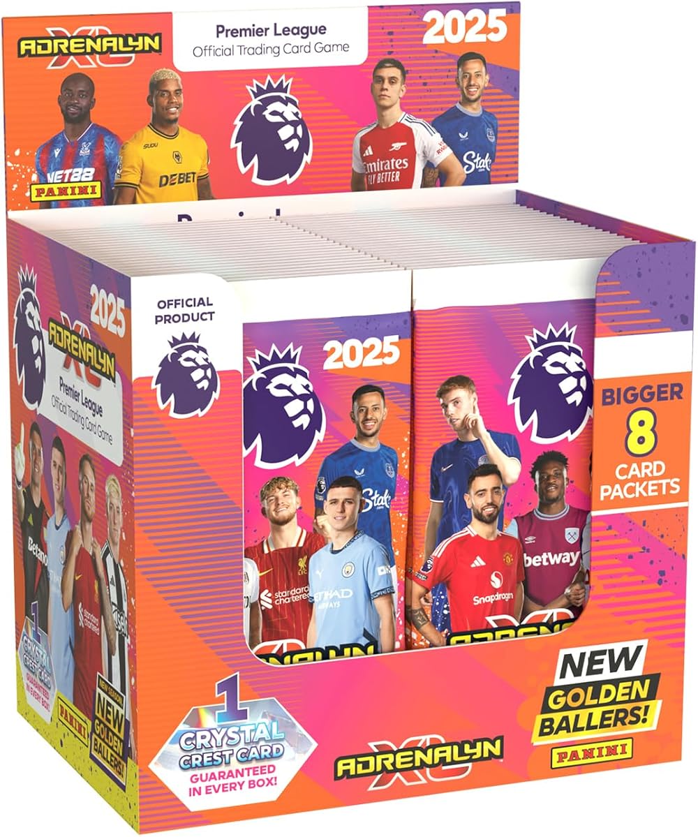 Panini Premier League 2024/25 Adrenalyn XL x50 Packs Official Trading Cards
