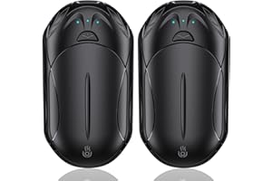 OUTJUT 12000mAh Rechargeable Hand Warmers 2-Pack, Electric Split Hand Warmers, Portable Pocket Warmers with 3 Heating Modes R