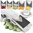 Mueller Austria Multi Blade Adjustable Mandoline Cheese/Vegetable Slicer, Cutter, Shredder with Precise Maximum Adjustability