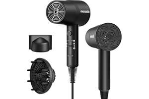 Avanzada Blow Dryer with Diffuser, Frizz Control Diffuser Hair Dryer for Curly Hair Home Use, Snap-on Attachments & 4-Layer A