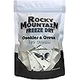 Freeze Dried Ice Cream - Vanilla, Strawberry, Chocolate, Cookies, Cookie Dough, Birthday Cake, Cotton Candy - Rocky Mountain Artisan Crafted Freeze Dried Ice Cream with Simple Organic Ingredients (2.5 OZ, Cookies and Cream)