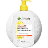 Garnier Skin Naturals Vitamin C Creamy Facial Cleansing Gel Cleanser with Vitamin C Derivative, Gentle Daily Face Wash for Normal Skin, Removes Impurities and Makeup Residue, 8.45 fl oz