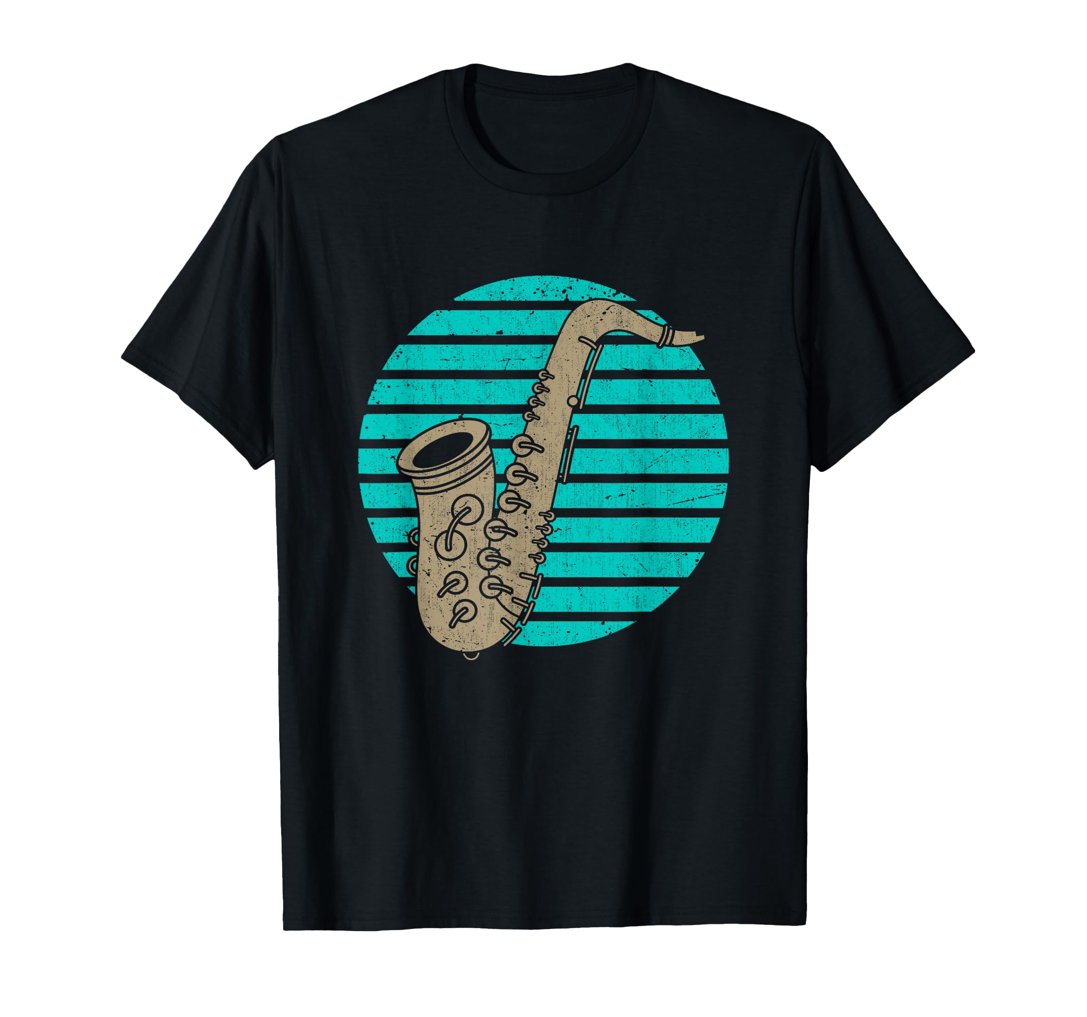 Jazz Musical Instrument Saxophonist Music Retro Saxophone T-Shirt