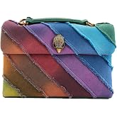 Kurt Geiger London Kensington Rainbow Denim Crossbody Bag